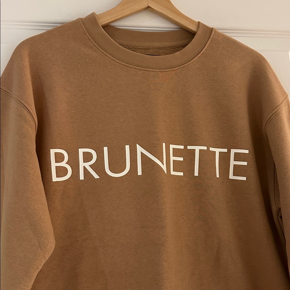 Brunette the Label "Brunette" Core Crew | Caramel, Size S/M - Picture 3 of 6